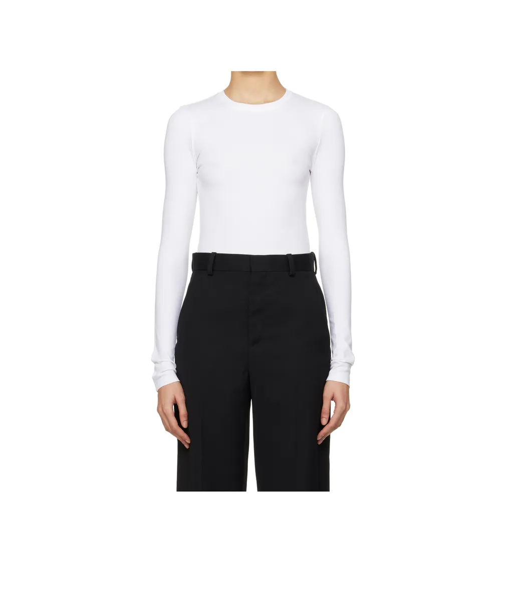 Crew Neck Stretch-Jersey T-Shirt