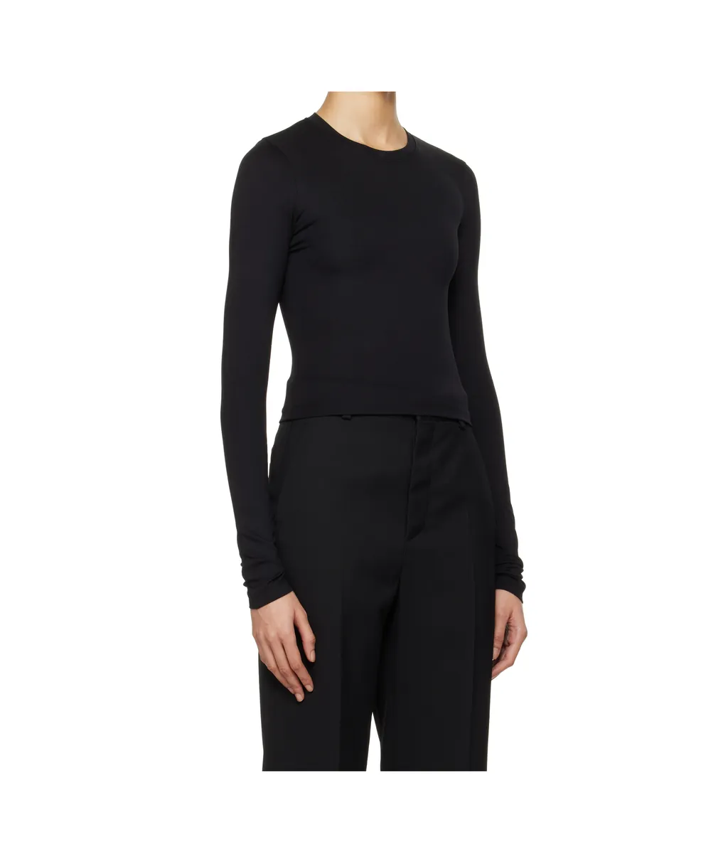 Long-Sleeved Stretch T-Shirt