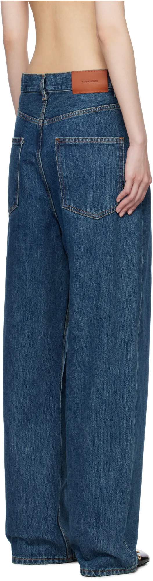 Wardrobe.Nyc Denim Low Rise Jeans