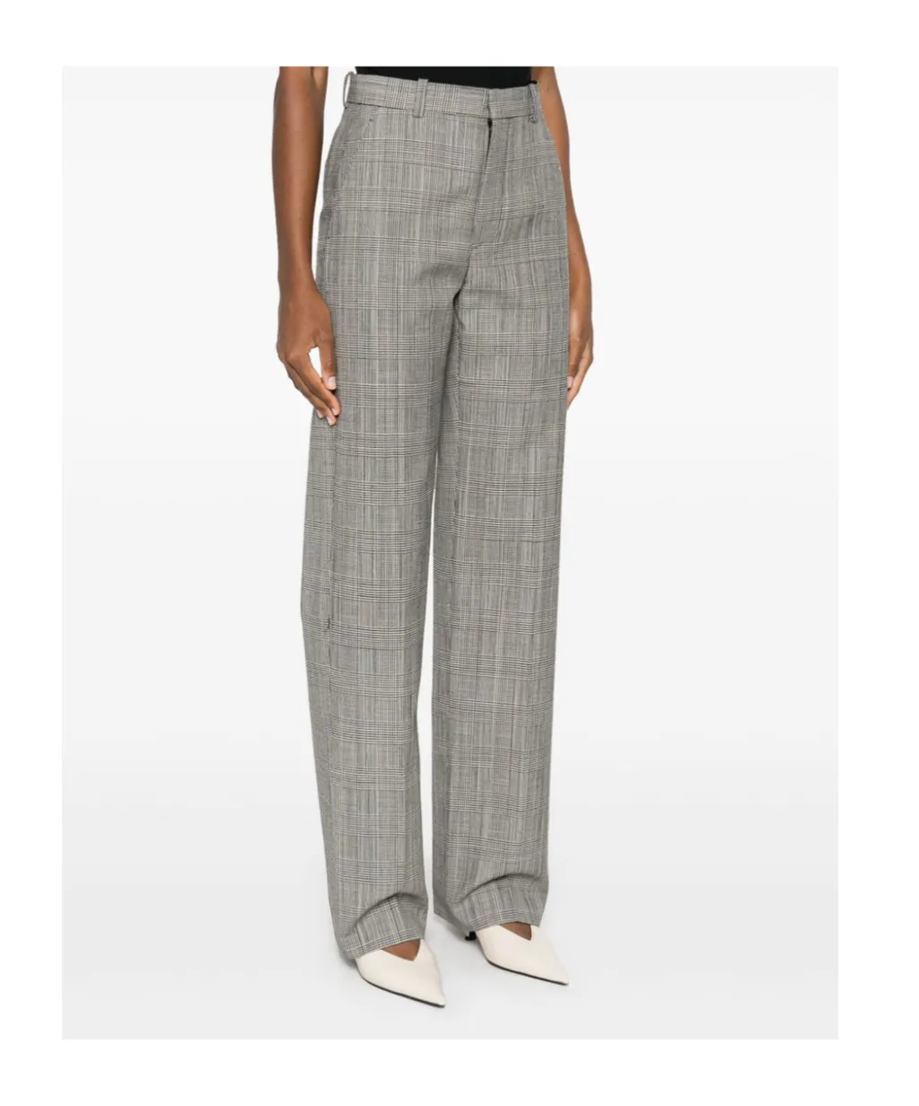 Print Straight-Leg Trousers