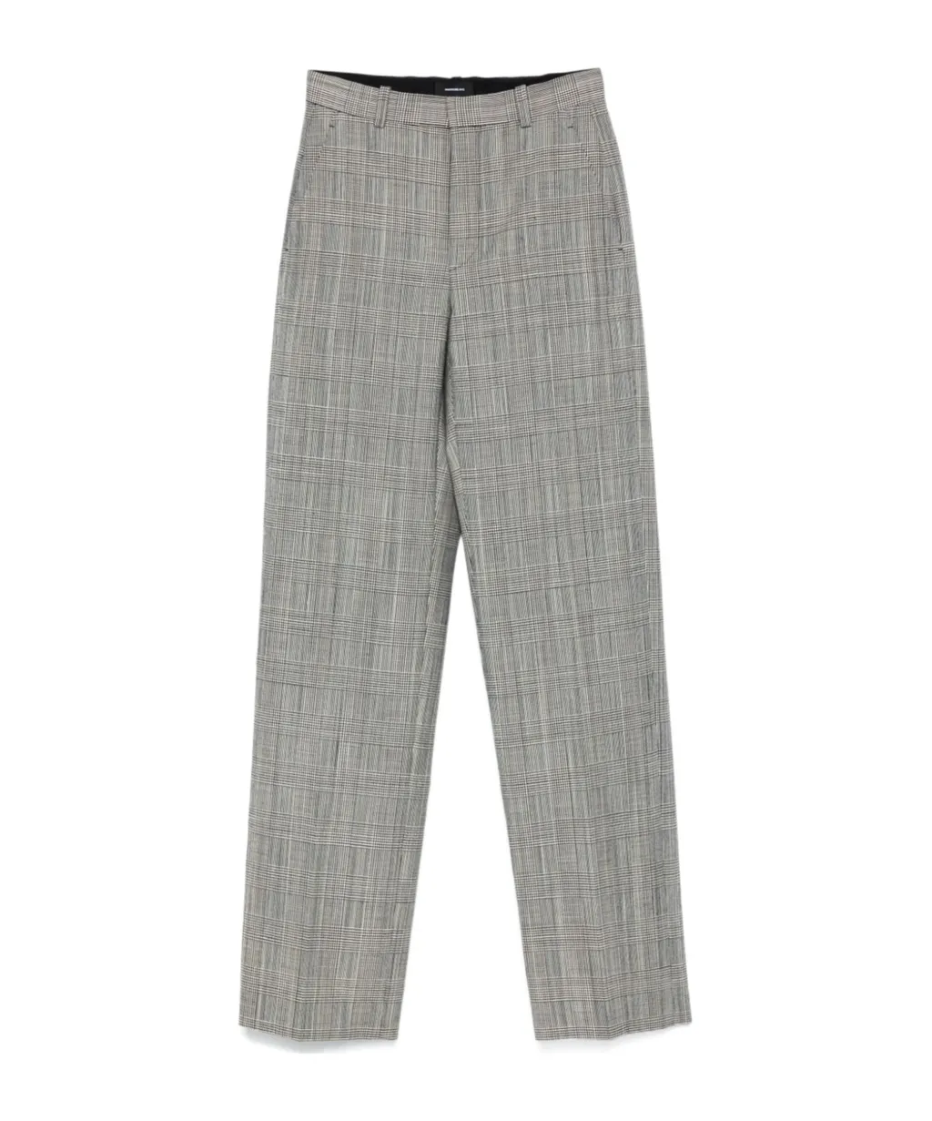 Print Straight-Leg Trousers