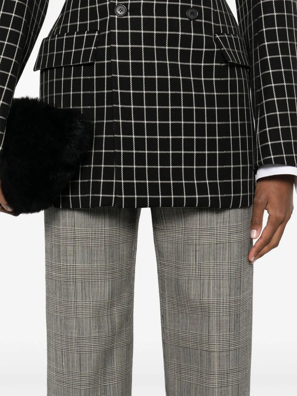 Print Straight-Leg Trousers