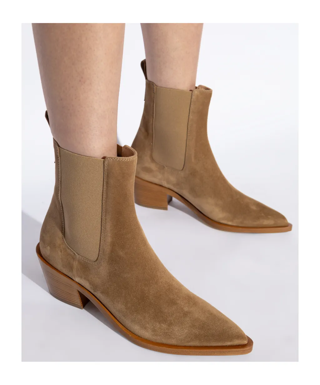 Gianvito Rossi Wylie Pointed Toe Ankle Boots