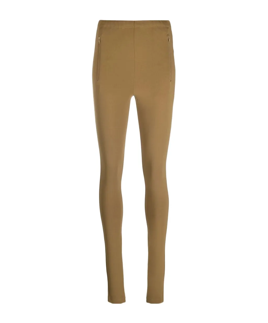 Ankle-Zip High-Waist Leggings