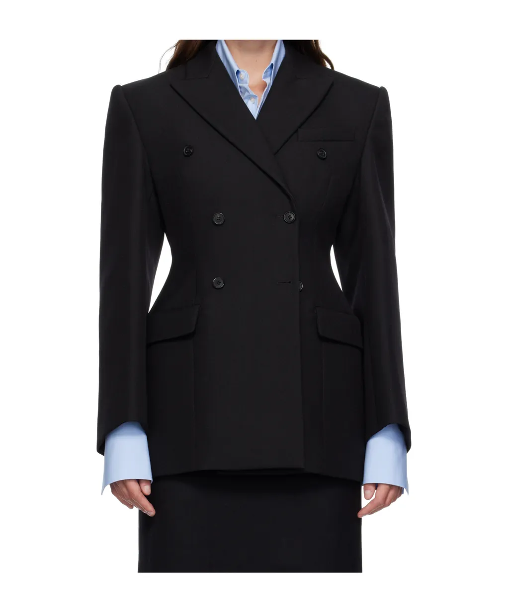 Contour Double-Breasted Blazer