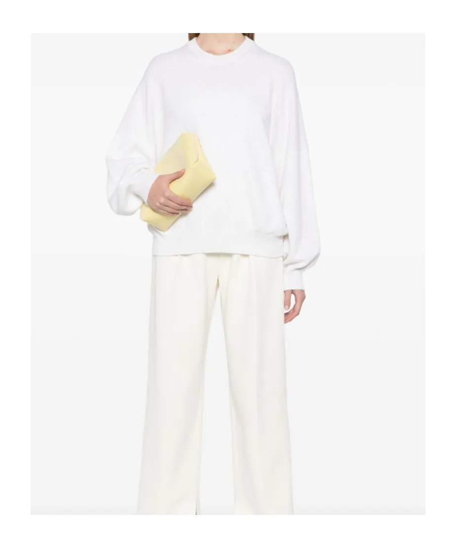 Khaite Crewneck Drop Shoulder Jumper