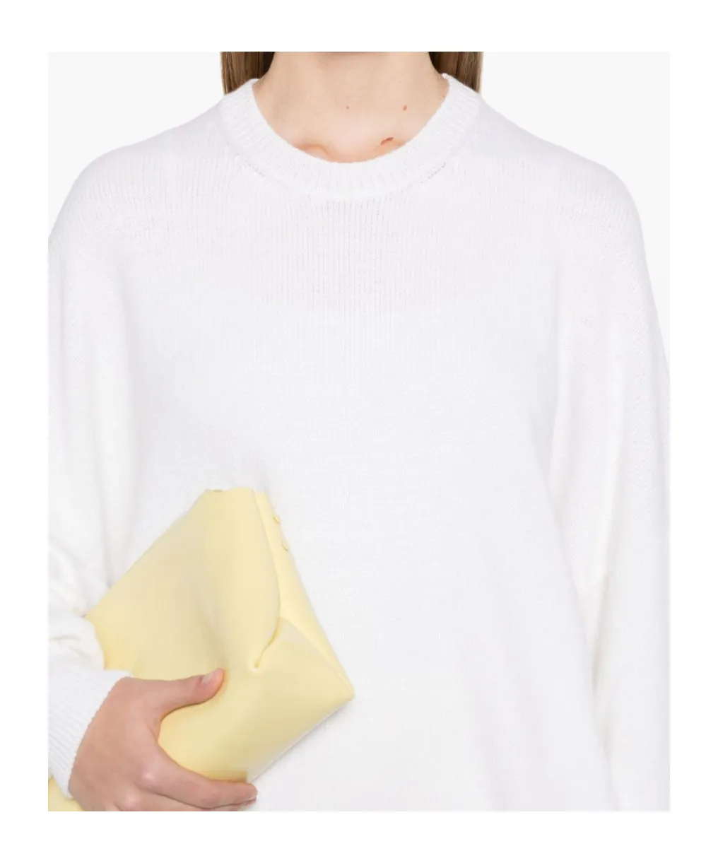 Khaite Crewneck Drop Shoulder Jumper