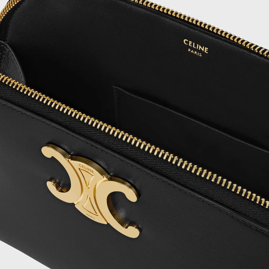 Pouch Triomphe In Shiny Calfskin