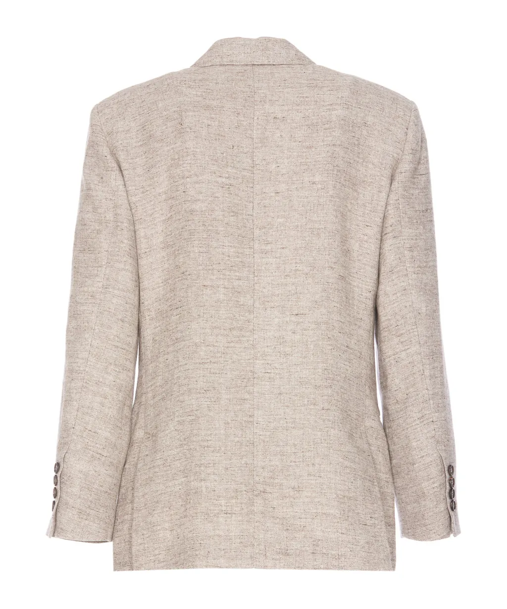 Brunello Cucinelli Single-Breasted Tailored Blazer