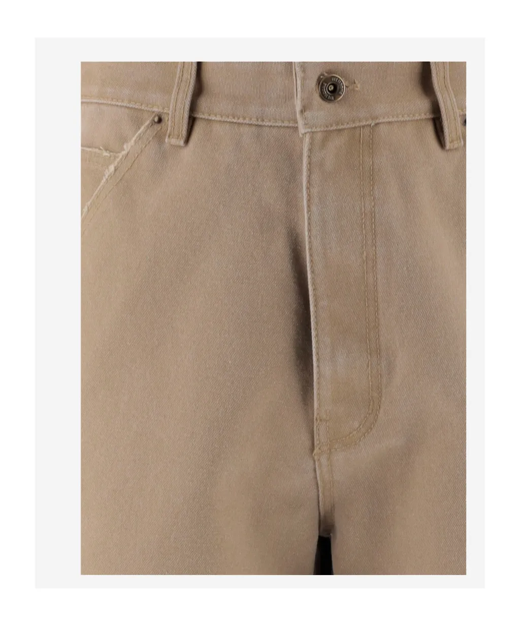 We11Done Logo Patch Pants