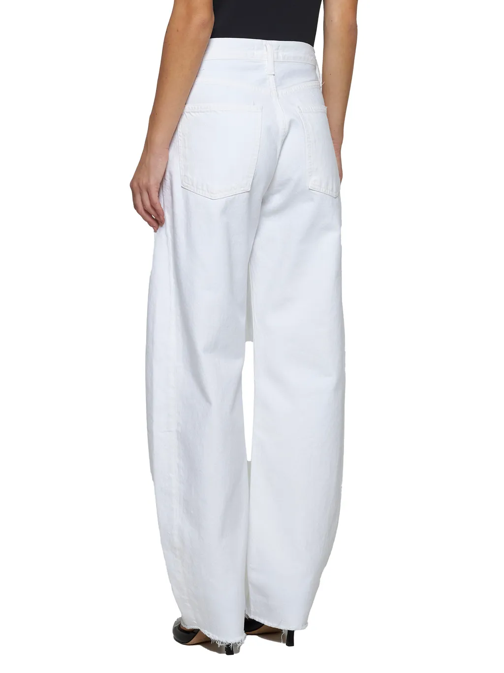 Agolde High Waisted Wide Leg Jeans
