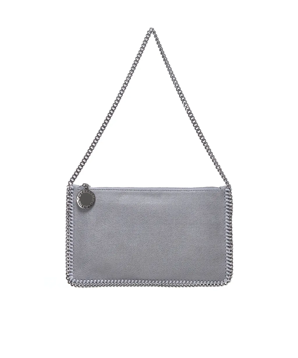 Stella Mccartney Falabella Logo Charmed Shoulder Bag