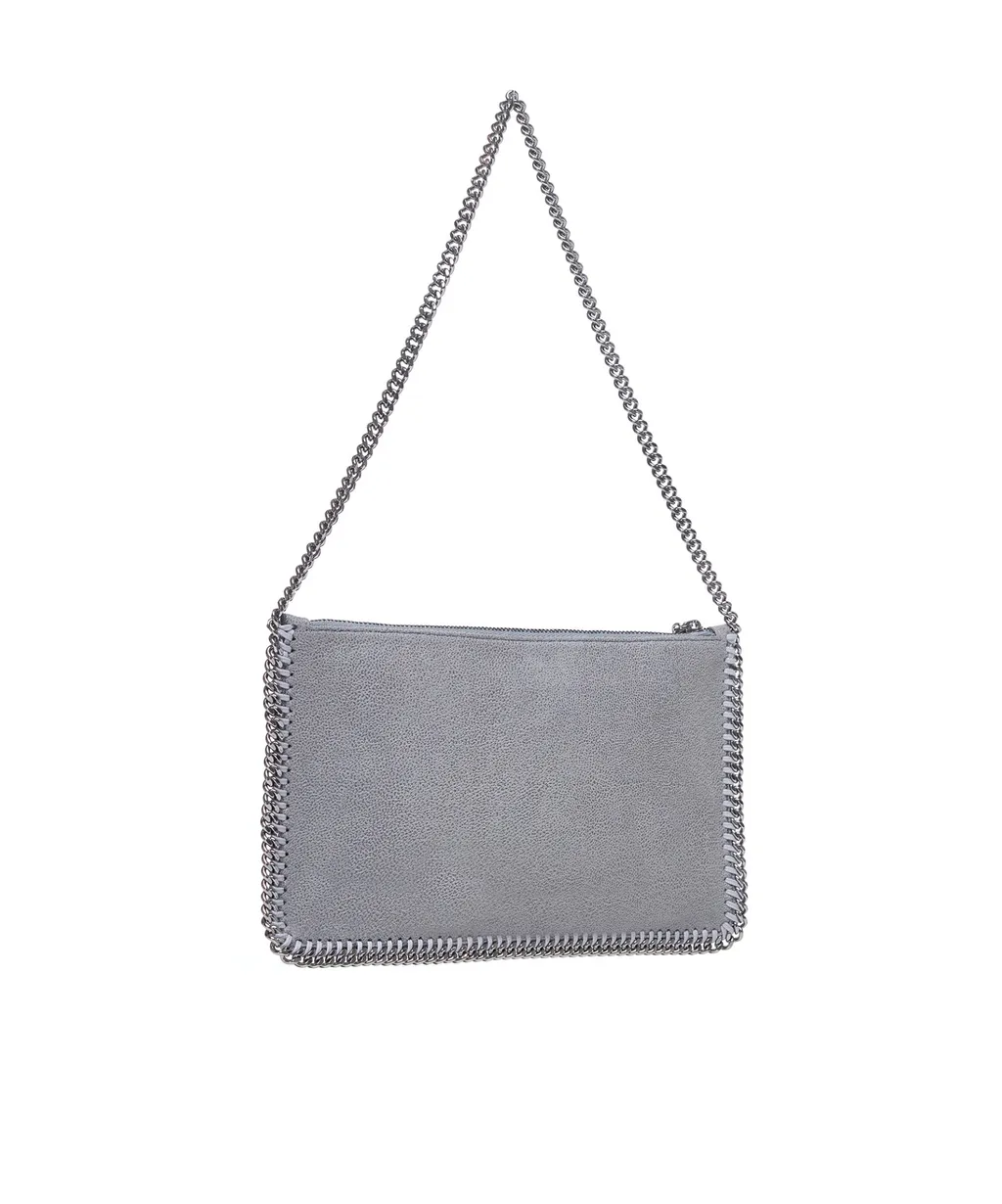 Stella Mccartney Falabella Logo Charmed Shoulder Bag