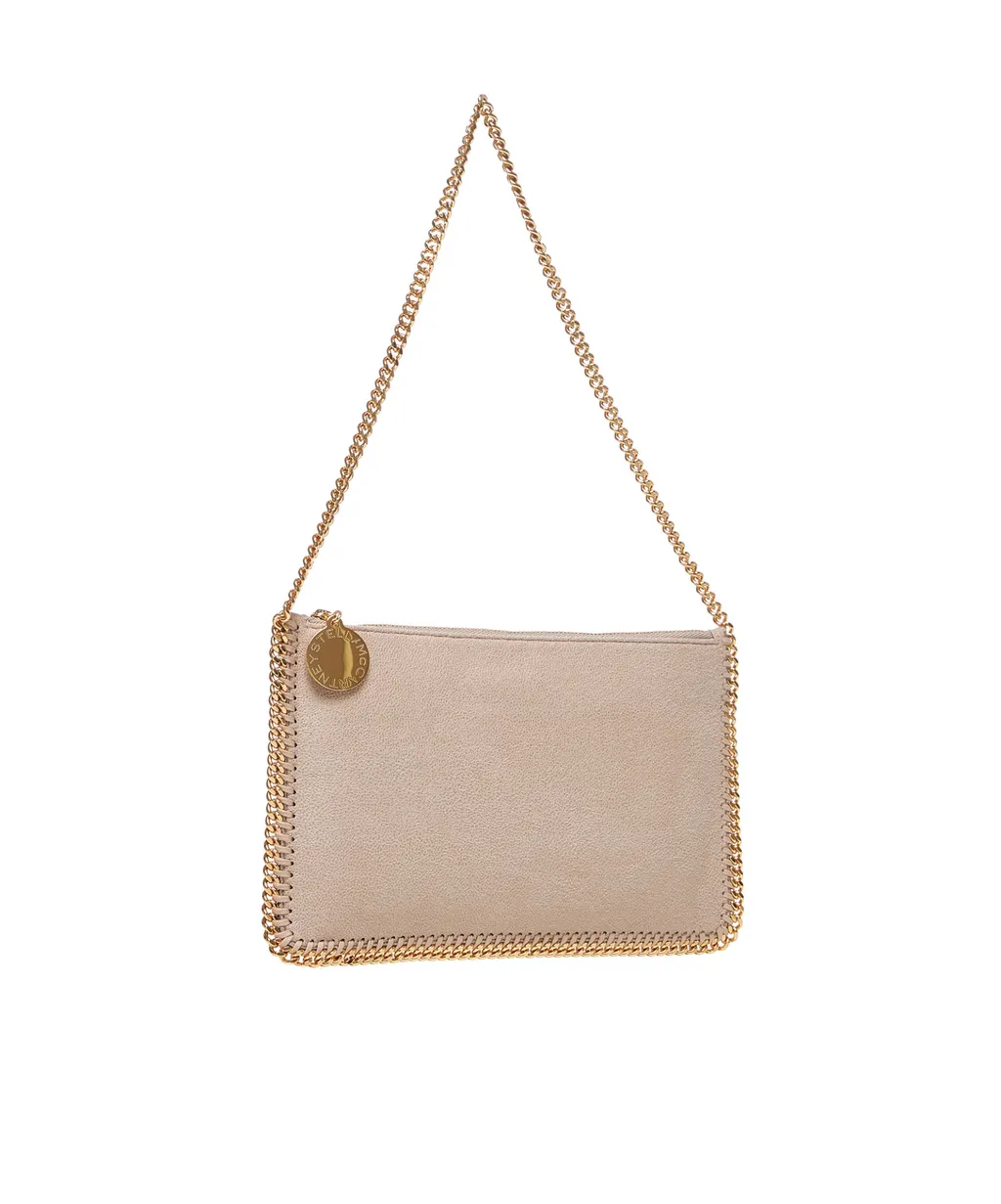 Stella Mccartney Falabella Logo Charmed Shoulder Bag