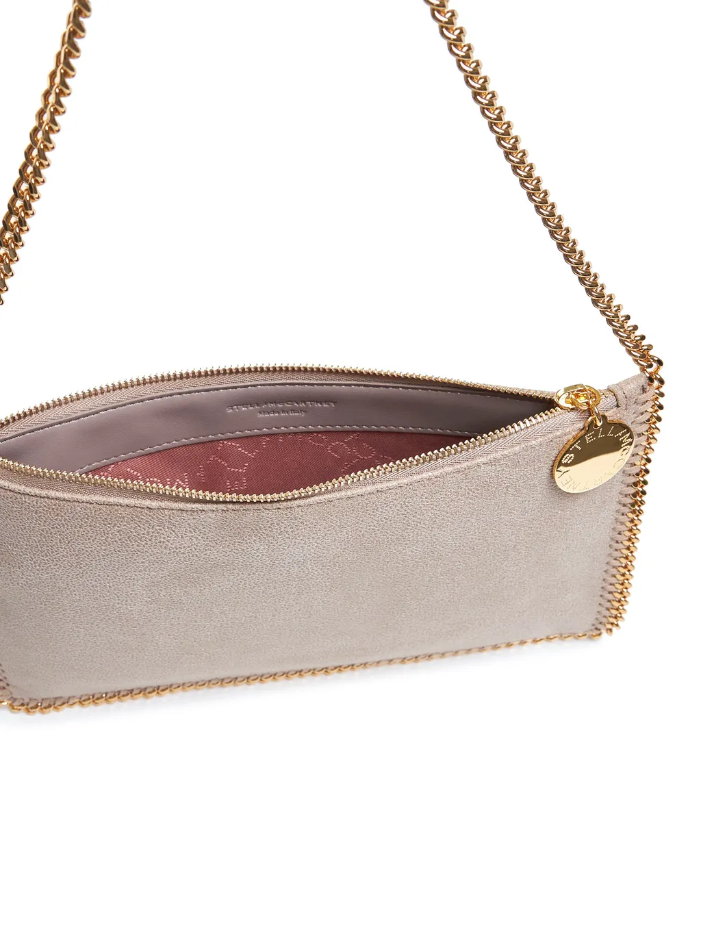 Stella Mccartney Falabella Logo Charmed Shoulder Bag