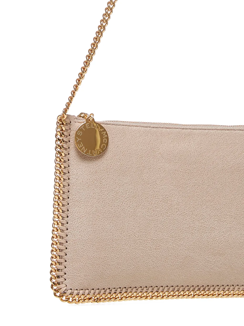 Stella Mccartney Falabella Logo Charmed Shoulder Bag