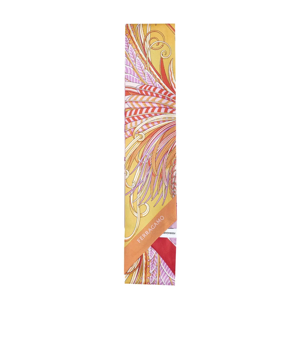 Pattern Silk Scarf