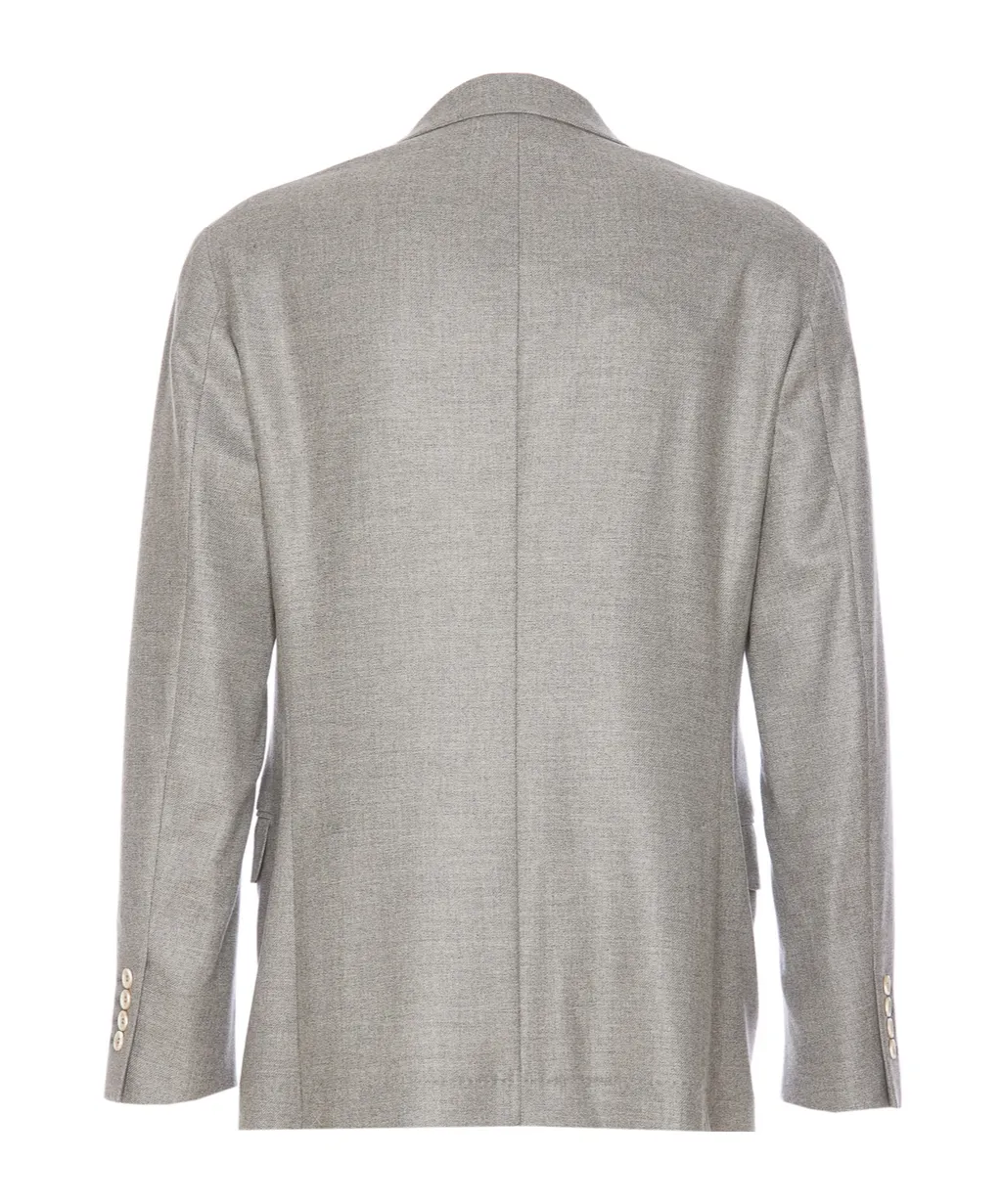 Brunello Cucinelli Single-Breasted Tailored Blazer