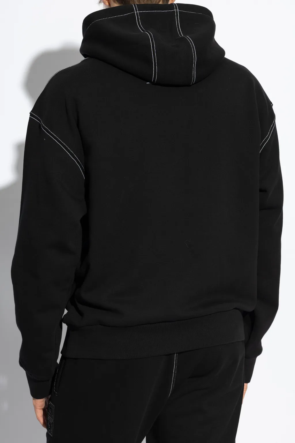 Givenchy Logo Embroidered Drawstring Sweater