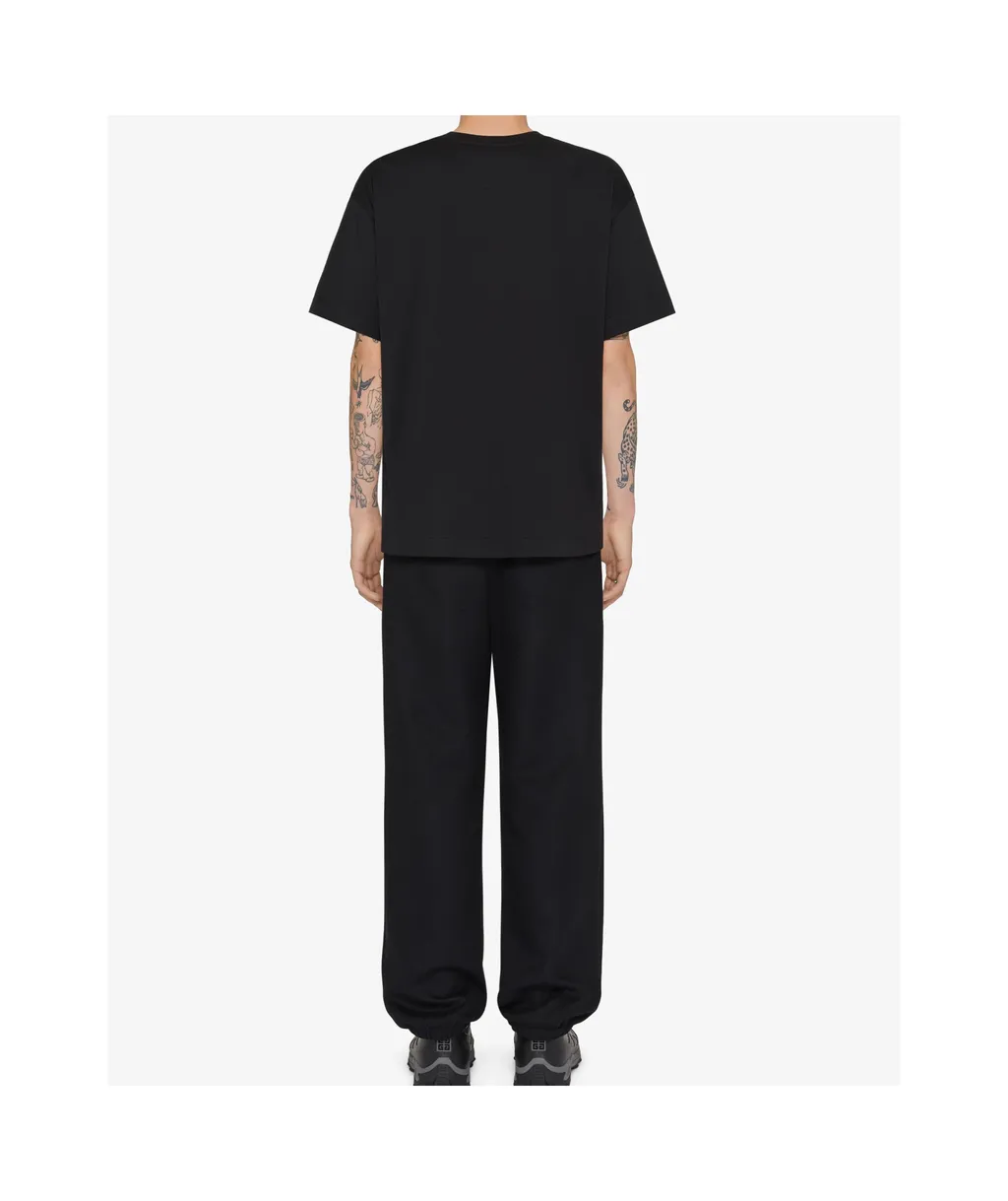 Givenchy Slogan Embroidered Crewneck T-Shirt