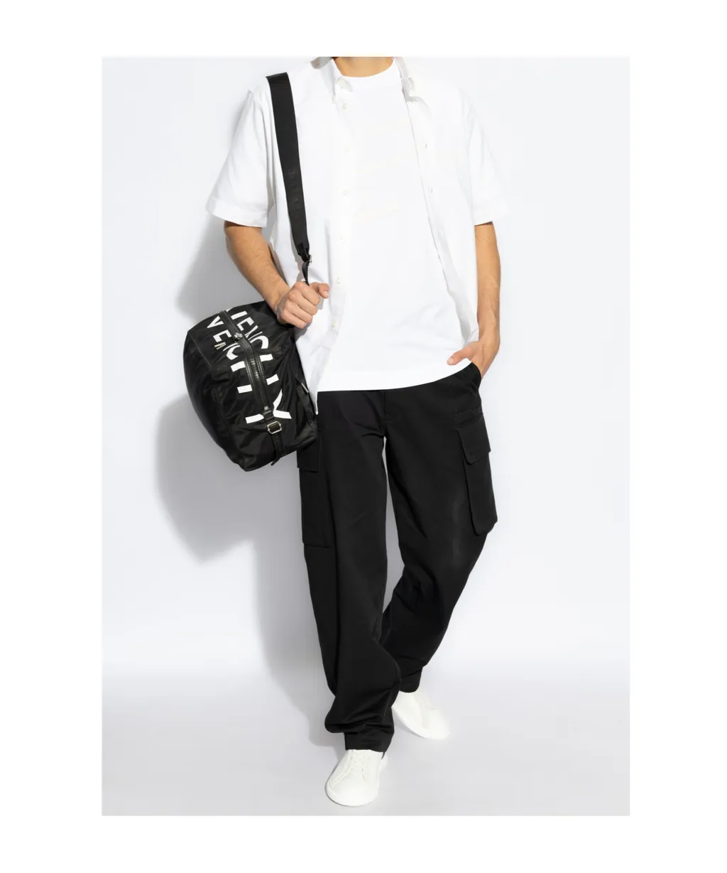 Givenchy Collared Short-Sleeve Shirt