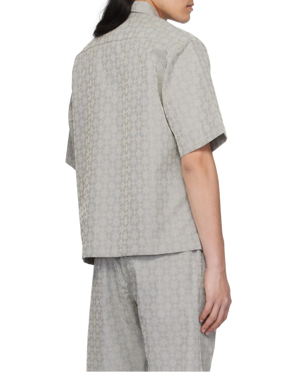 Givenchy Monogram 72 Jacquard Zipped Shirt
