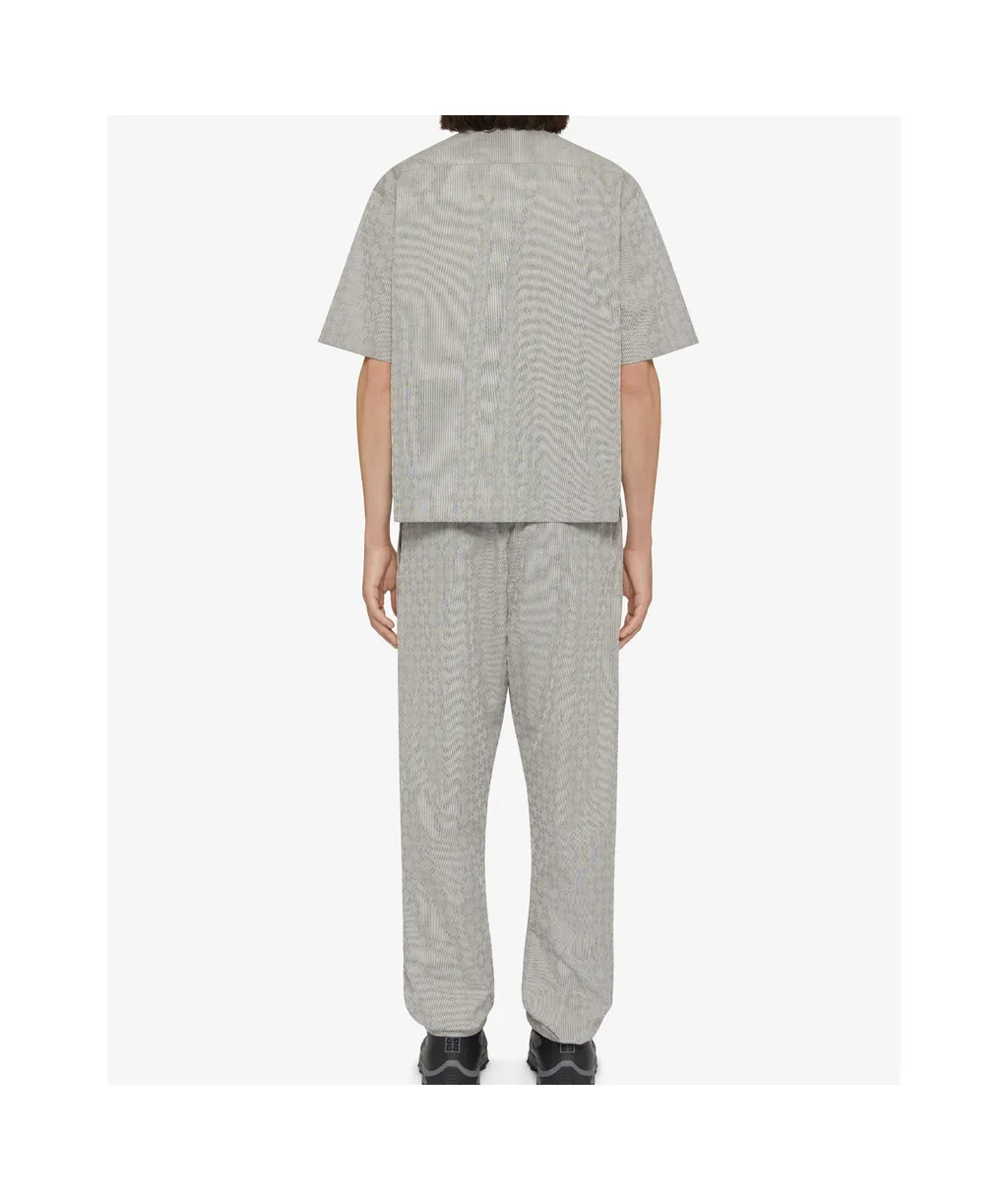 Givenchy Monogram 72 Jacquard Zipped Shirt