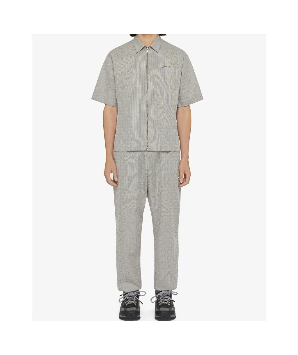 Givenchy Monogram 72 Jacquard Zipped Shirt