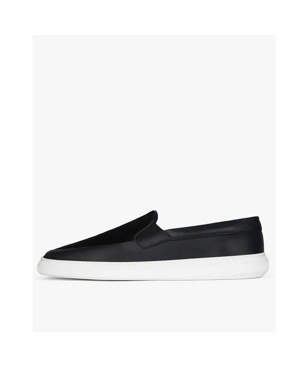 G Set Sneakers In Leather And Perforated Suede