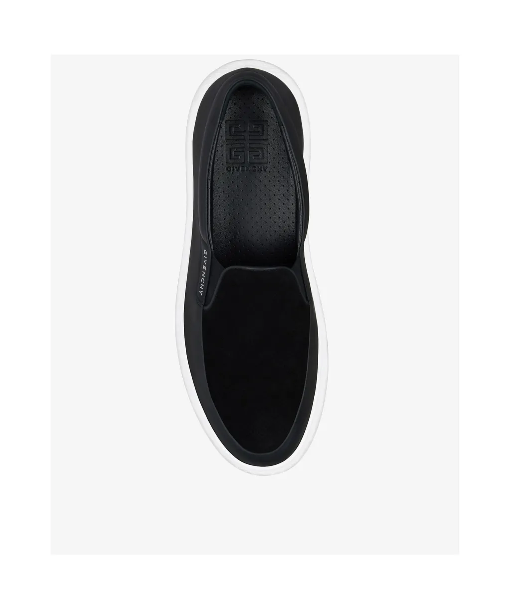 G Set Sneakers In Leather And Perforated Suede