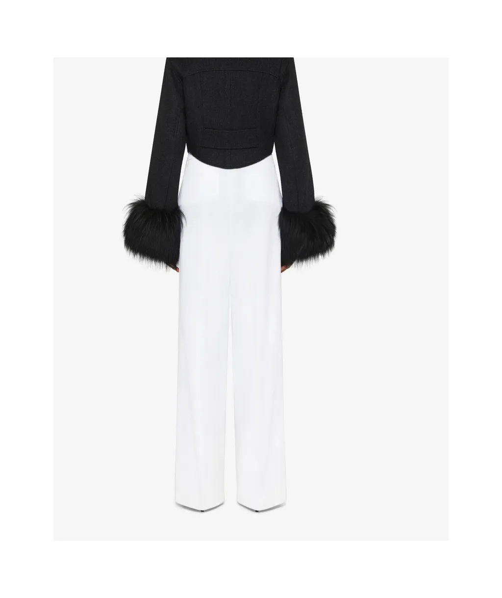 Givenchy 4G Embroidered Pleated Pants