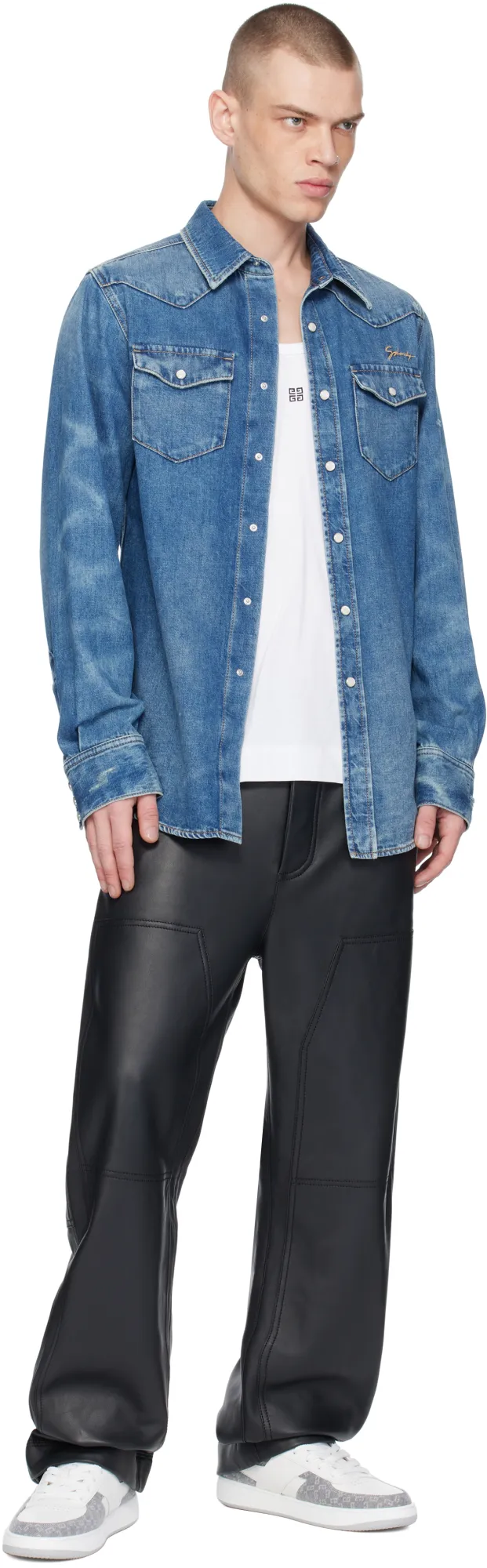 Givenchy G Move Panelled Low-Top Sneakers