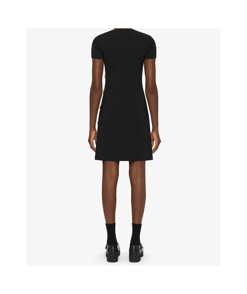 Givenchy V-Neck Short-Sleeved Mini Dress