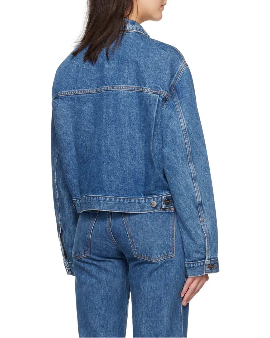 Khaite Saunder Buttoned Denim Jacket