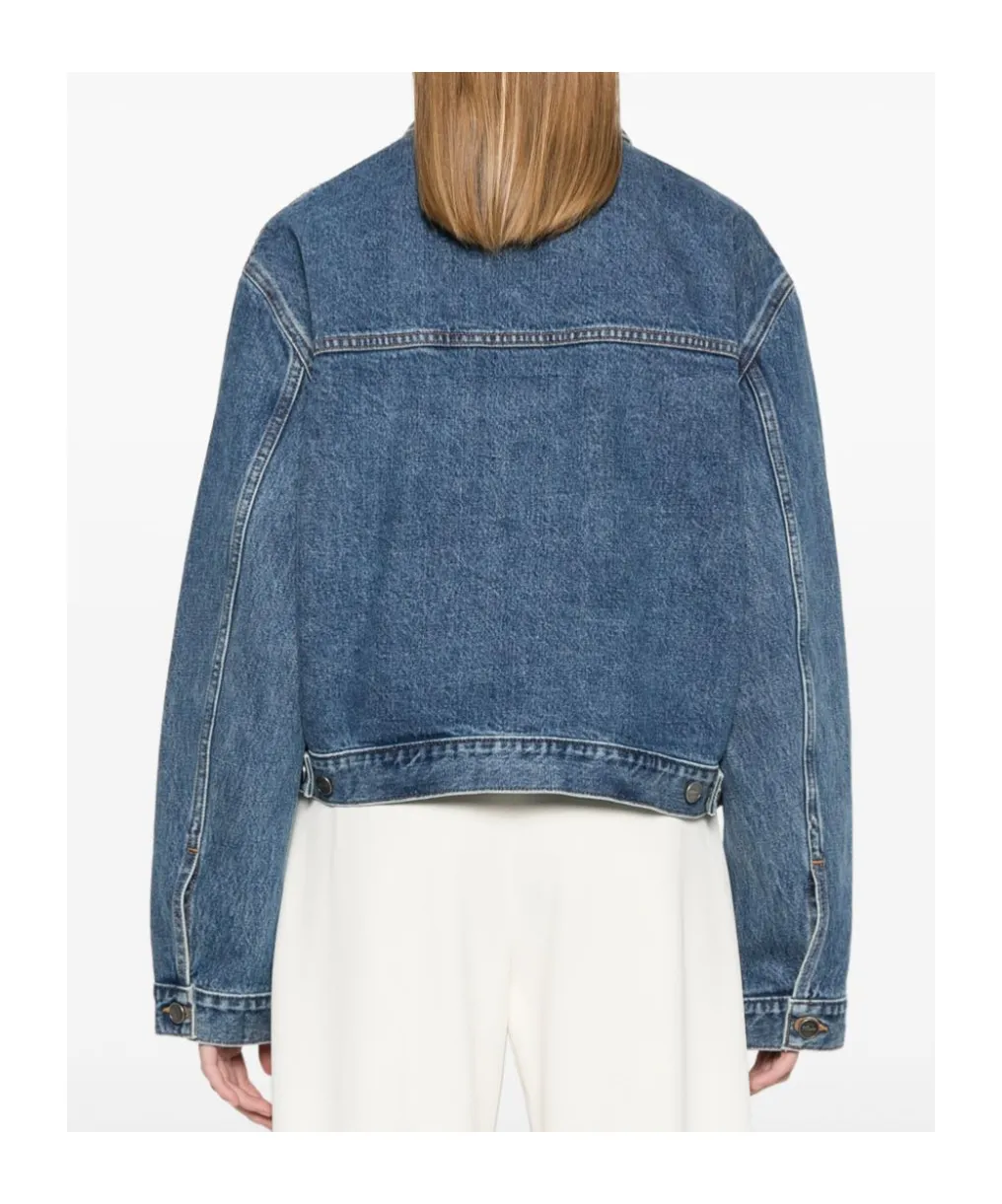 Khaite Saunder Buttoned Denim Jacket