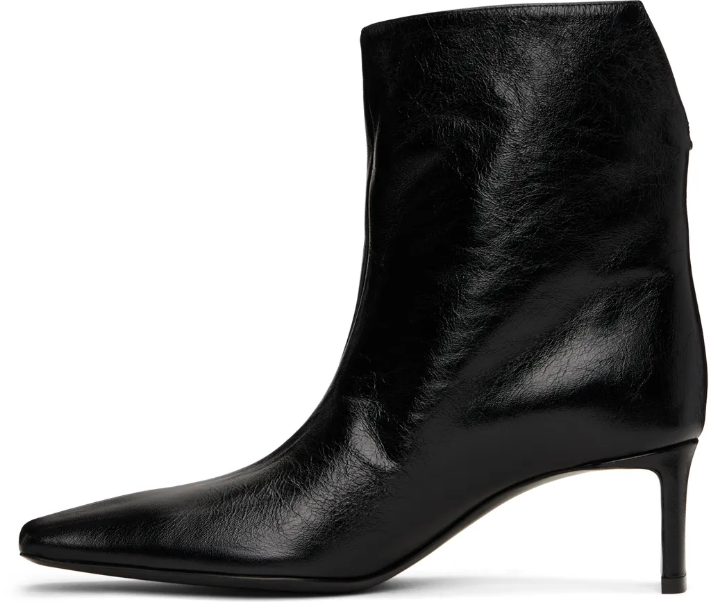 Khaite Squared Toe Ankle Boots