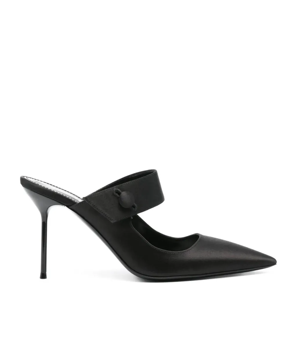 90Mm Satin Mules