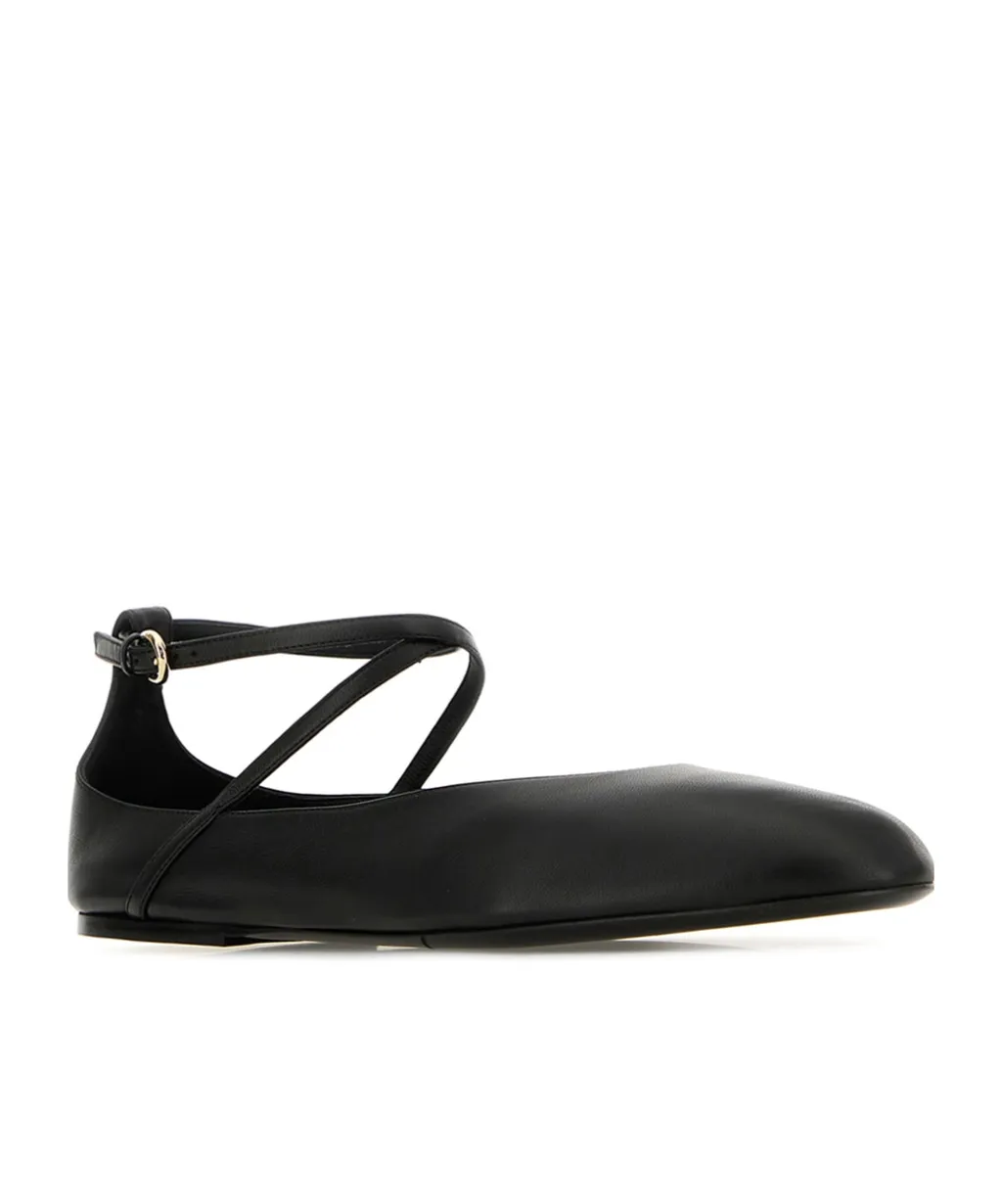 Co Strappy Ballerina Flat Shoes