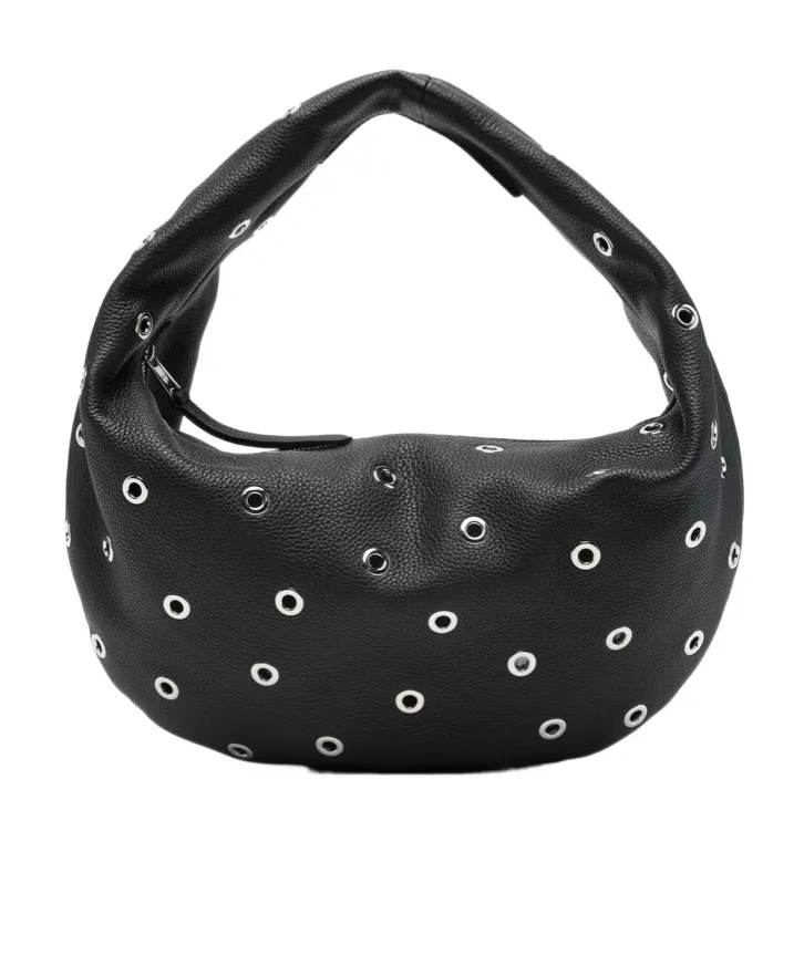 Khaite Medium Olivia Eyelet Detailed Hobo Bag