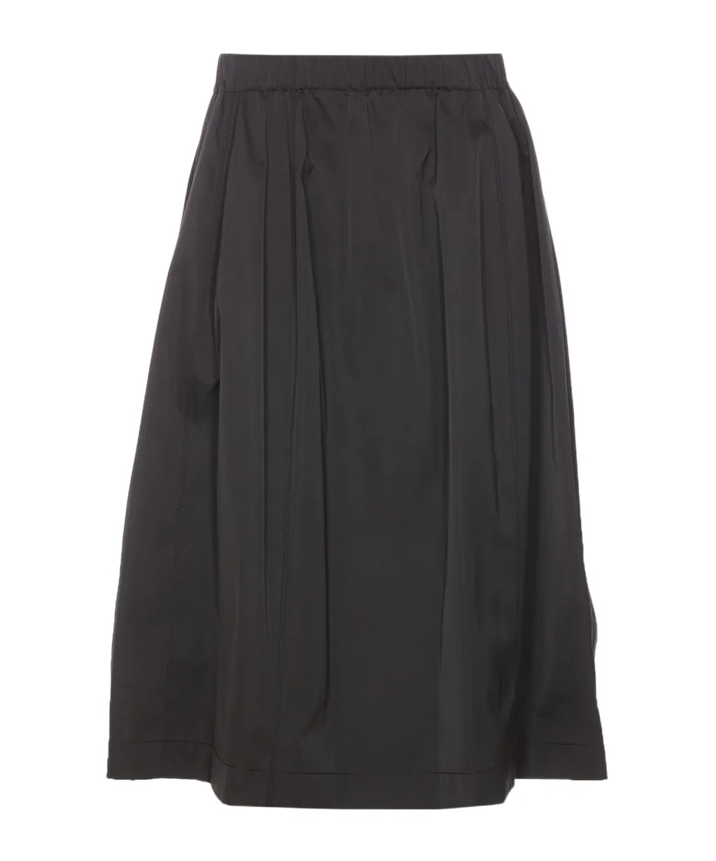 Marni Logo Embroidered High Waist Skirt