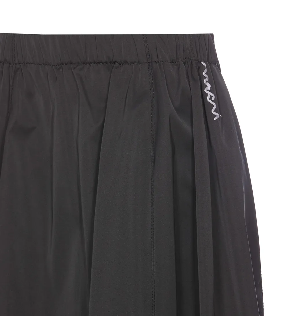 Marni Logo Embroidered High Waist Skirt