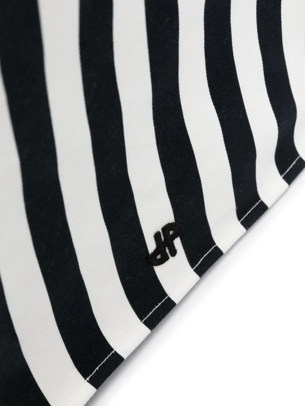 Large Jp Striped Tote Bag