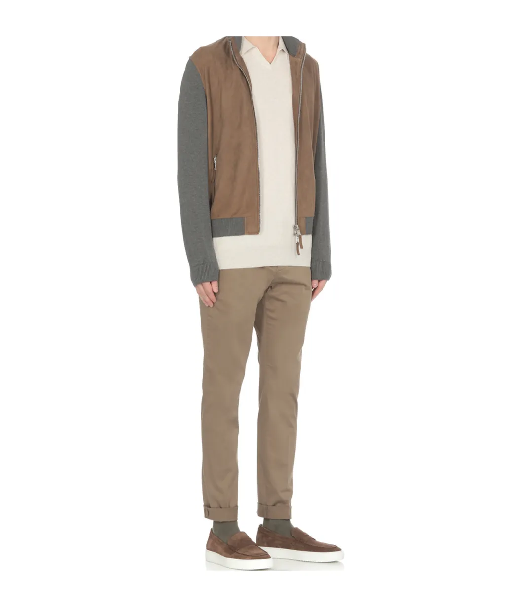Mid-Rise Straight-Leg Trousers