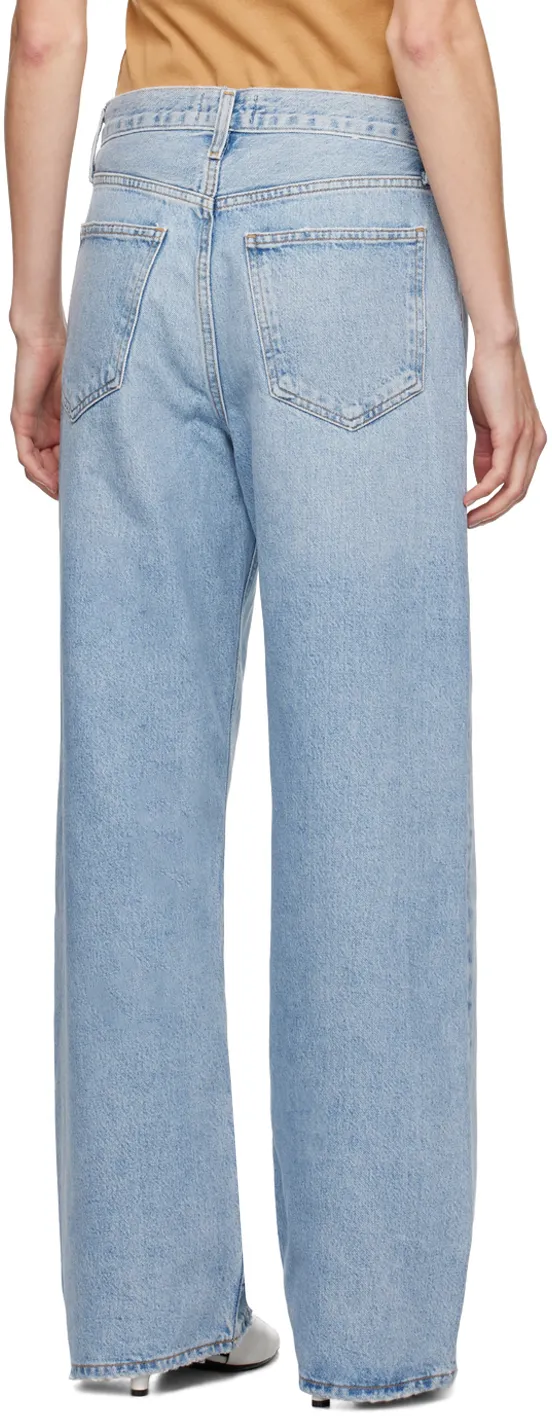 Agolde Low-Waisted Straight-Leg Jeans
