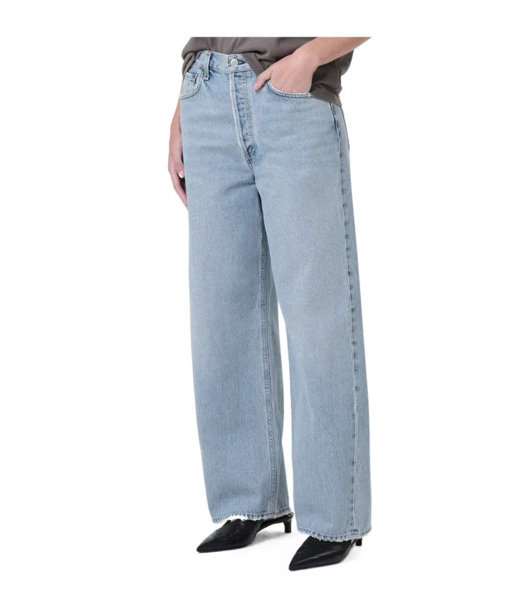 Agolde Low-Waisted Straight-Leg Jeans