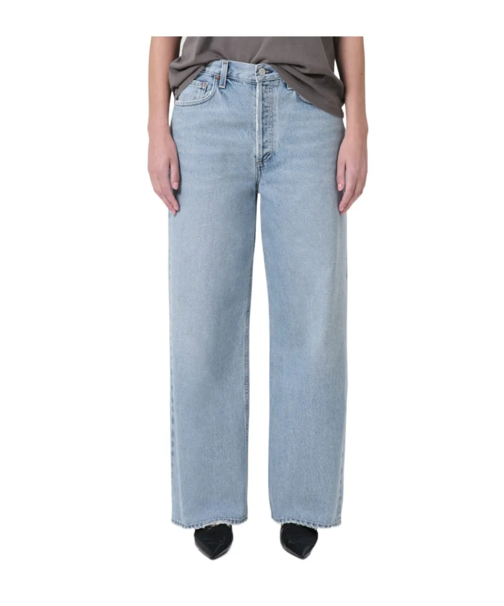 Agolde Low-Waisted Straight-Leg Jeans