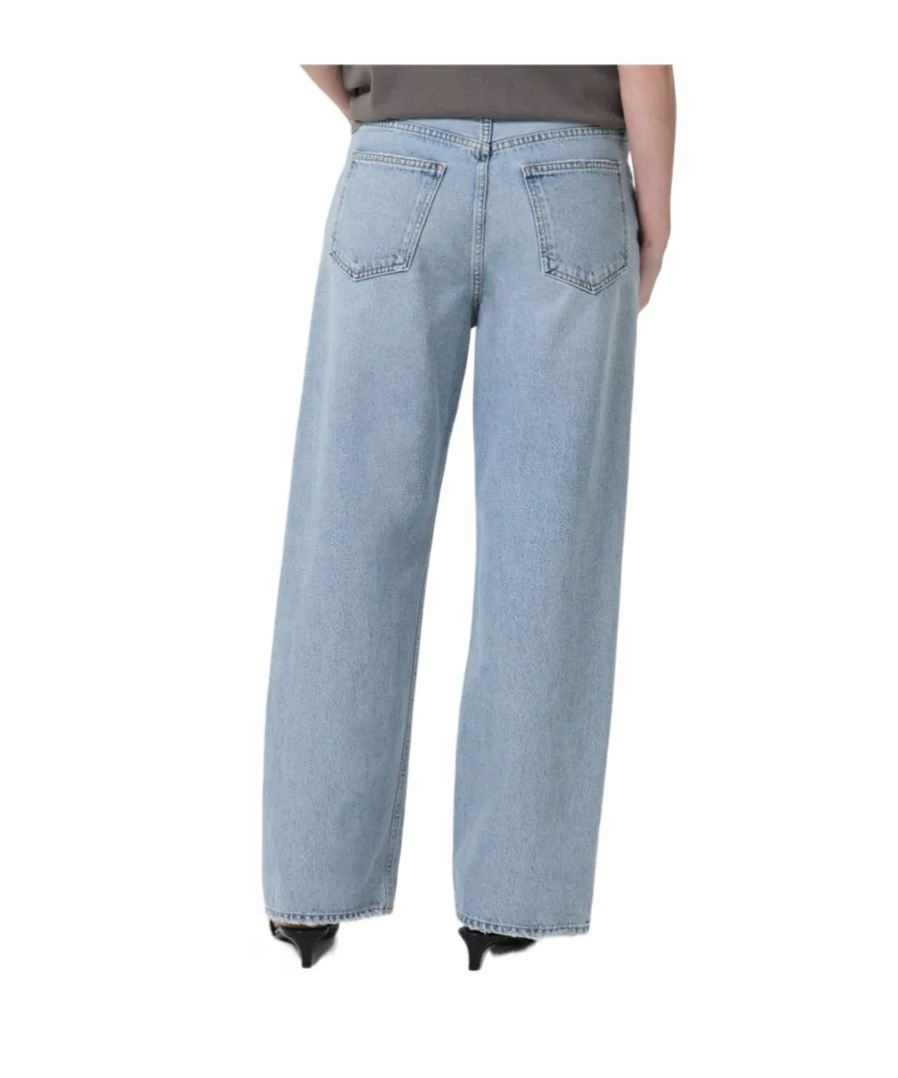 Agolde Low-Waisted Straight-Leg Jeans