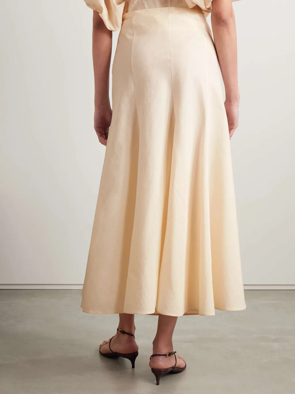Khaite Lenno Midi Skirt