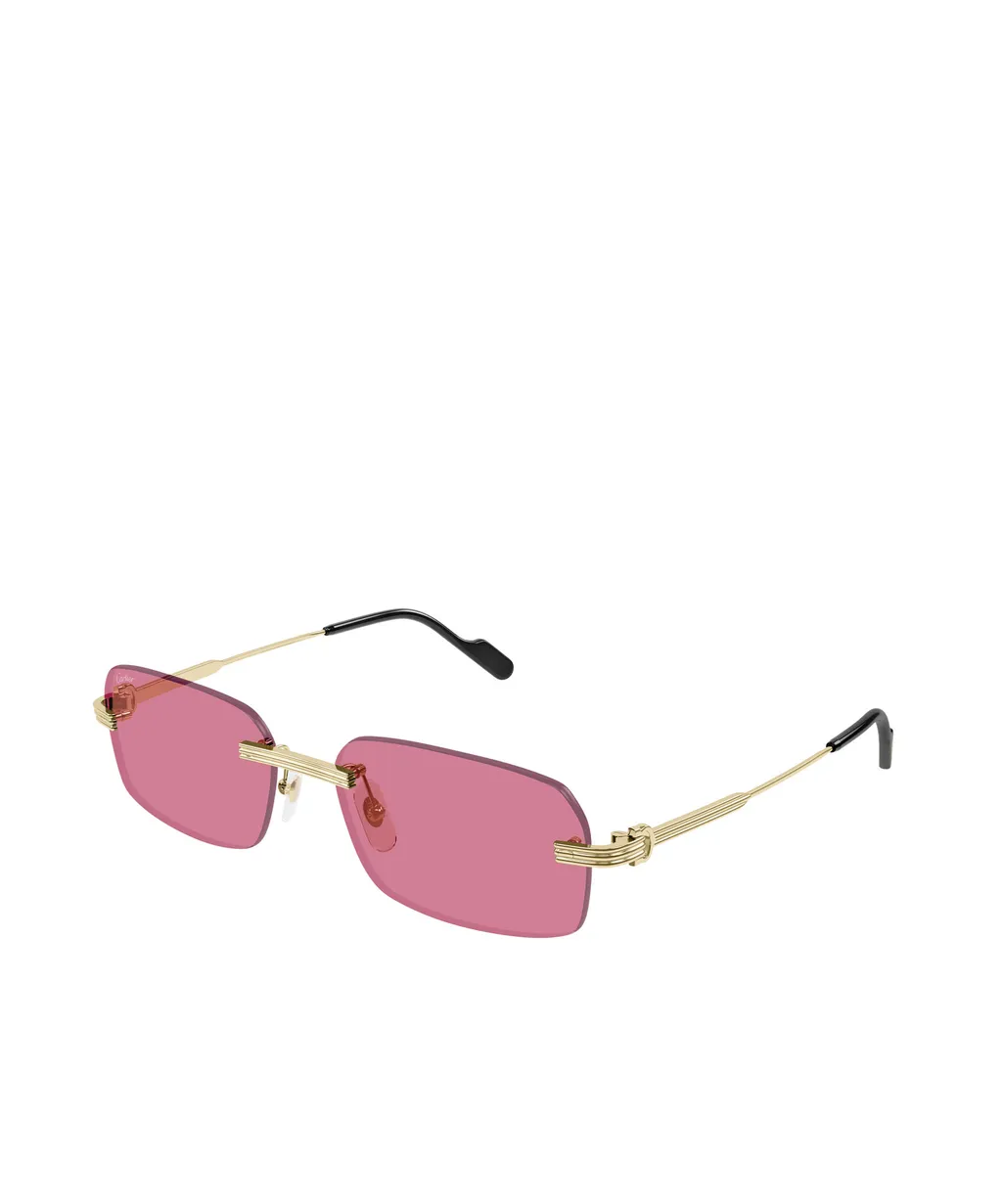Cartier Rectangular Frame Sunglasses
