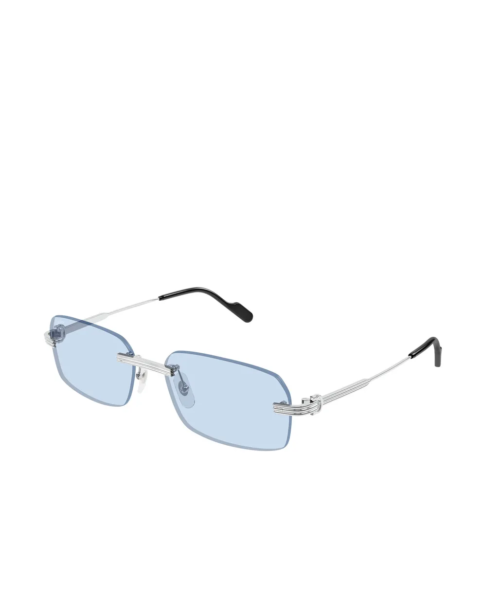 Cartier Rectangular Frame Sunglasses